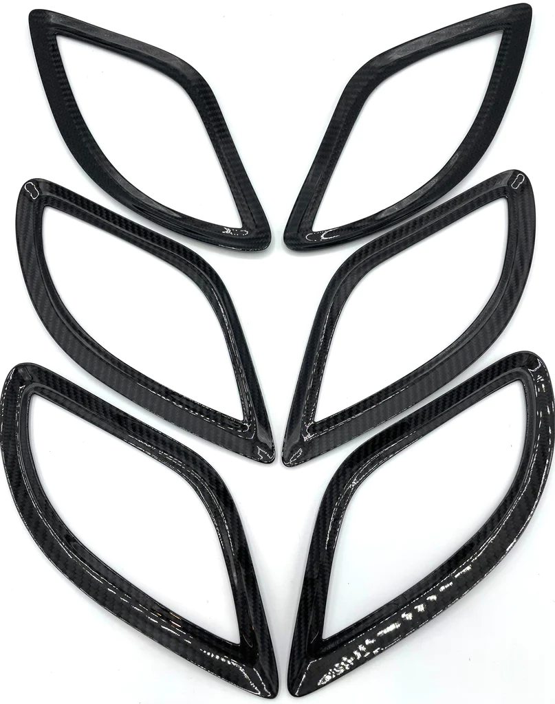 2013-2017 Gen V Viper Carbon Fiber Hood Bezels - Image 2
