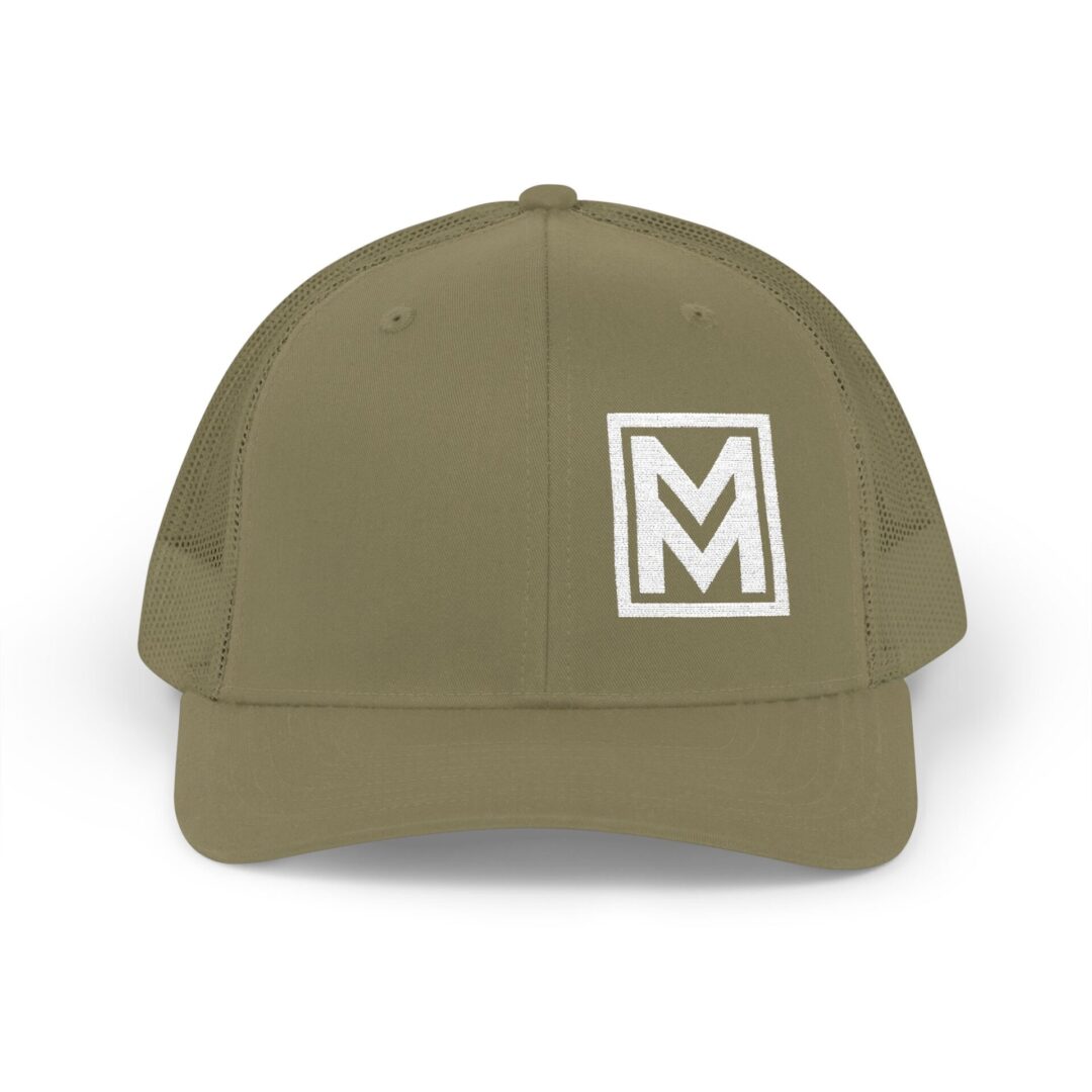 MM Monogram Trucker Cap - Snapback Mesh Hat - Image 25