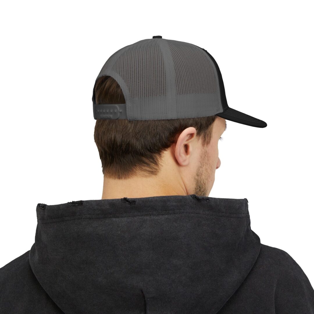 MM Monogram Trucker Cap - Snapback Mesh Hat - Image 16
