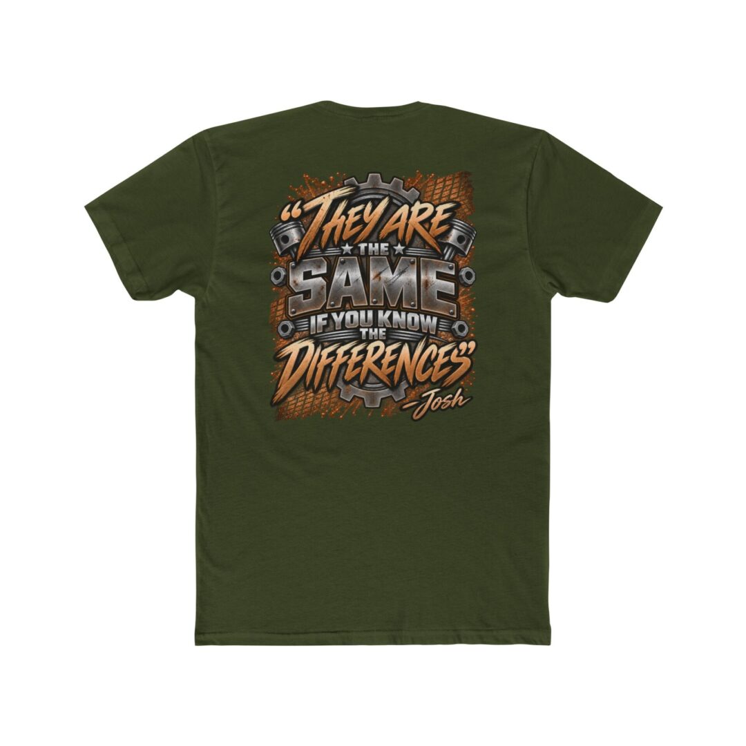 Crew Tee — "They Are The Same If You Know The Differences" Graphic Tee - Image 8