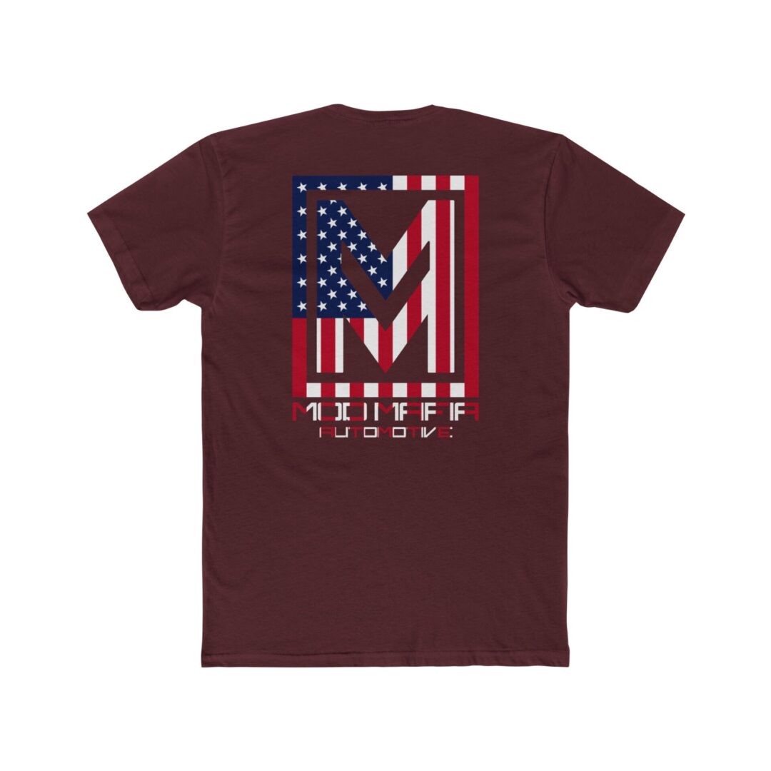 Patriotic Logo Tee - American Flag Short Sleeve Shirt - Image 36