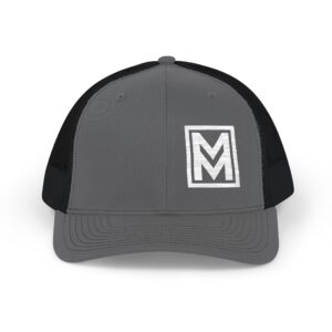 MM Monogram Trucker Cap - Snapback Mesh Hat
