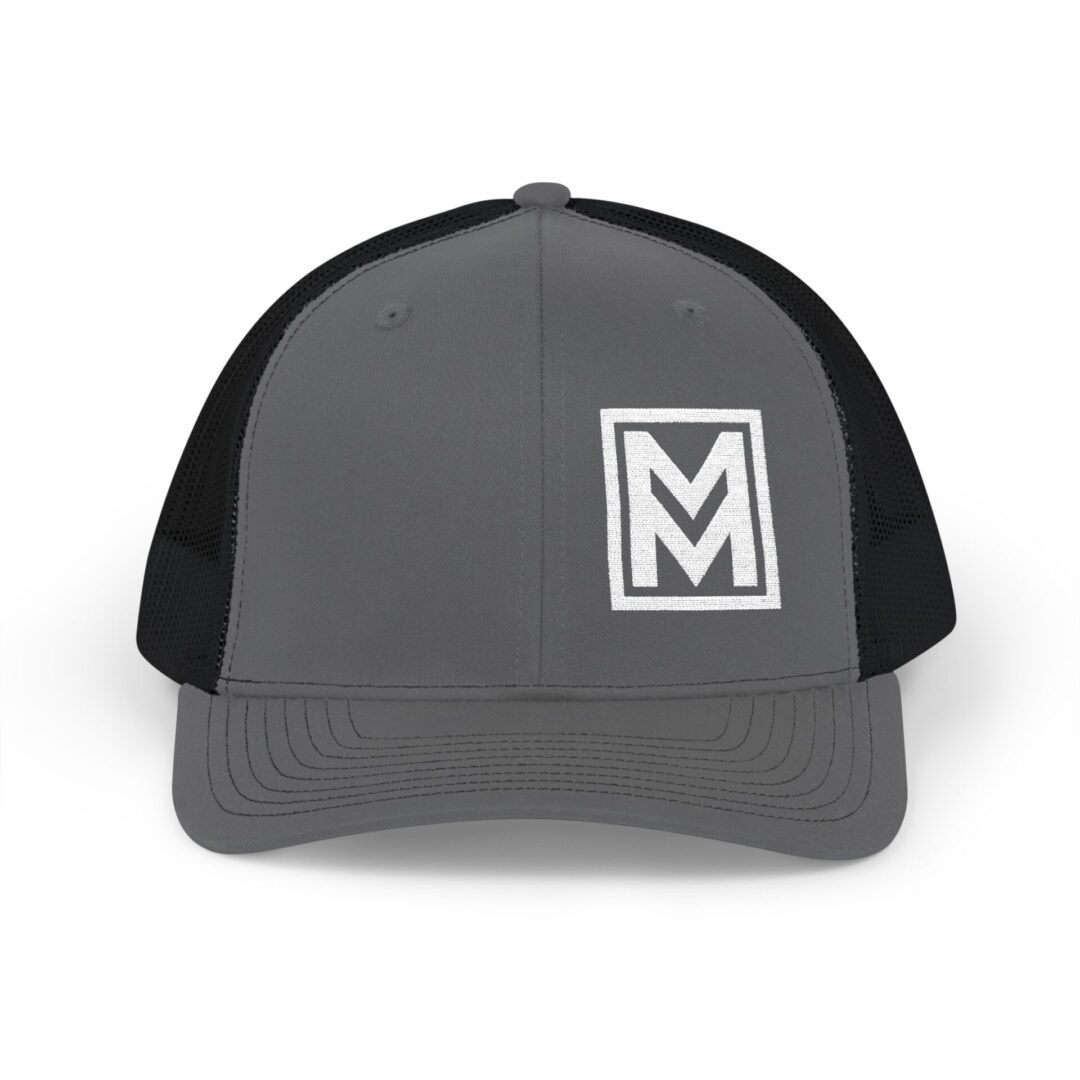 MM Monogram Trucker Cap - Snapback Mesh Hat