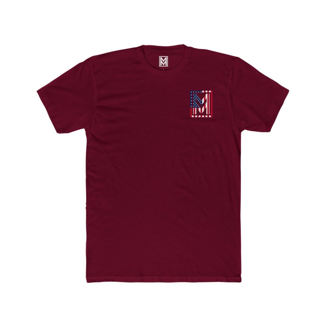 Patriotic Logo Tee - American Flag Short Sleeve Shirt - Image 38