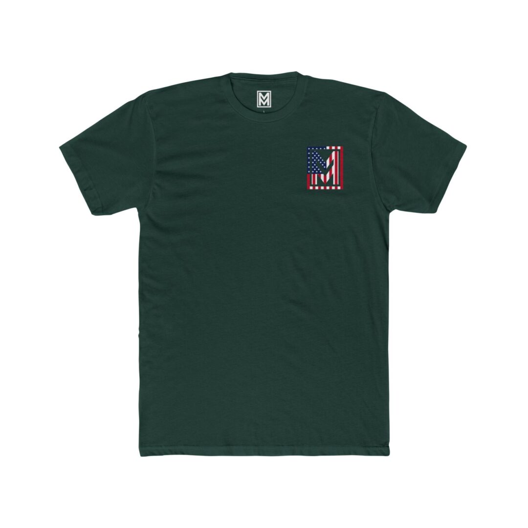 Patriotic Logo Tee - American Flag Short Sleeve Shirt - Image 14