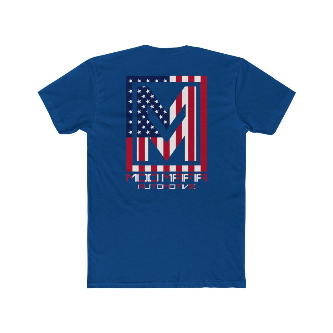 Patriotic Logo Tee - American Flag Short Sleeve Shirt - Image 24