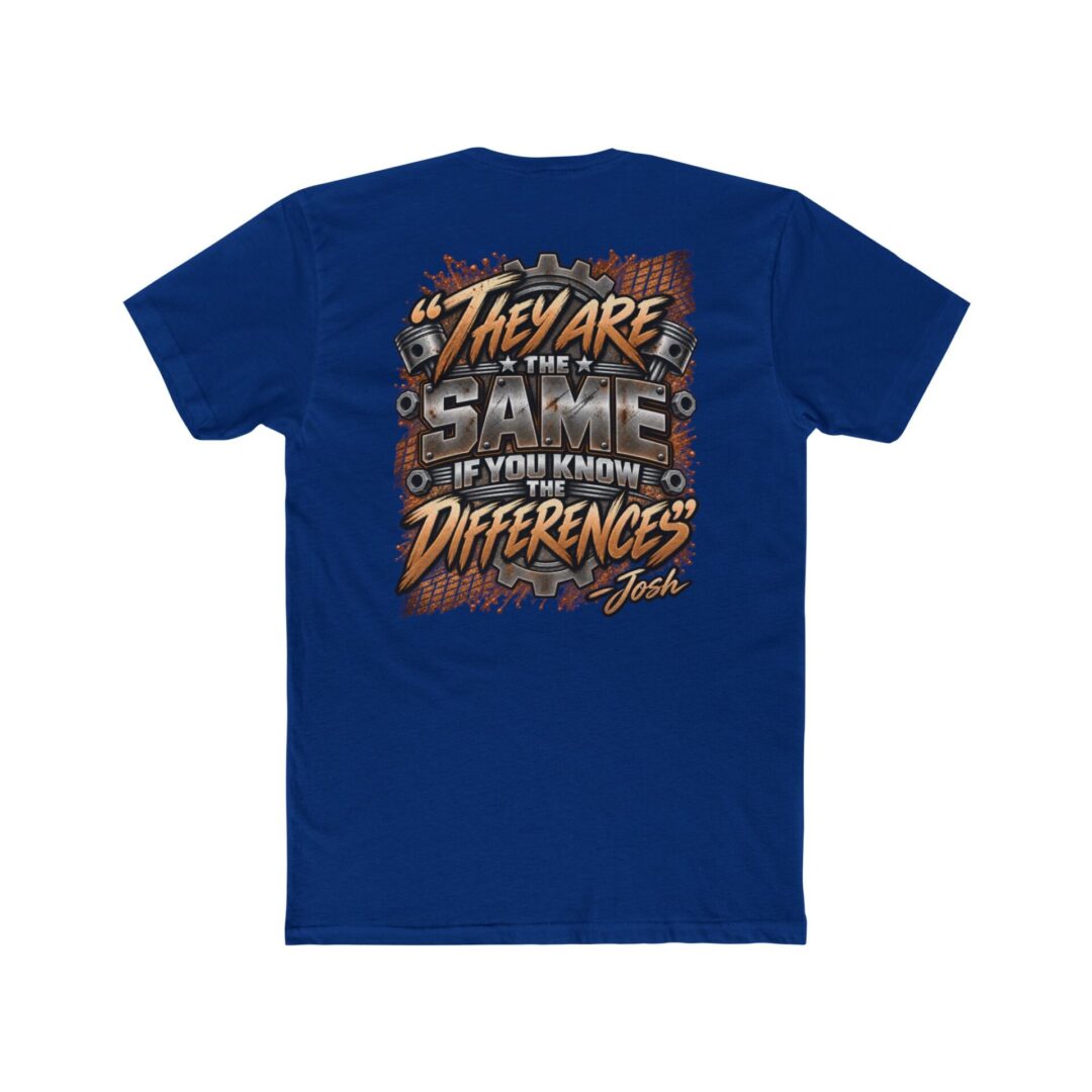 Crew Tee — "They Are The Same If You Know The Differences" Graphic Tee - Image 20