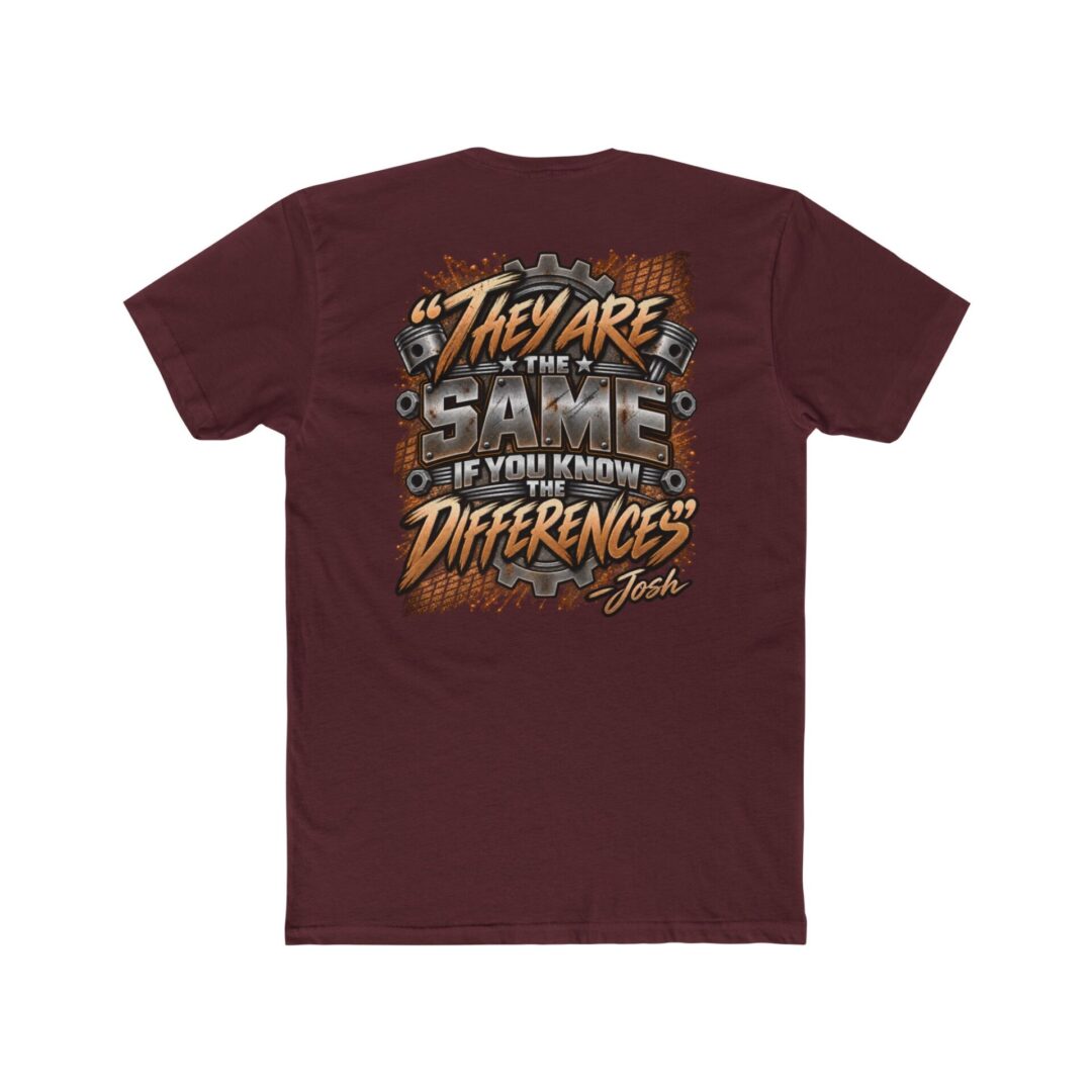 Crew Tee — "They Are The Same If You Know The Differences" Graphic Tee - Image 26