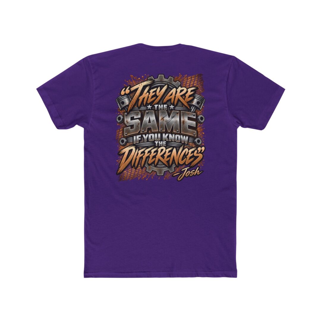 Crew Tee — "They Are The Same If You Know The Differences" Graphic Tee - Image 24