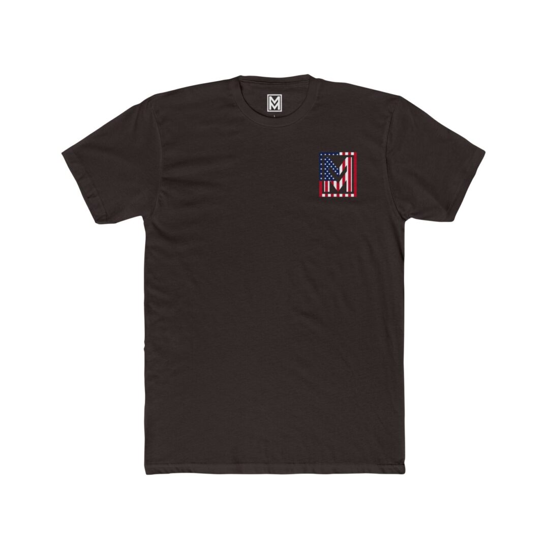 Patriotic Logo Tee - American Flag Short Sleeve Shirt - Image 5