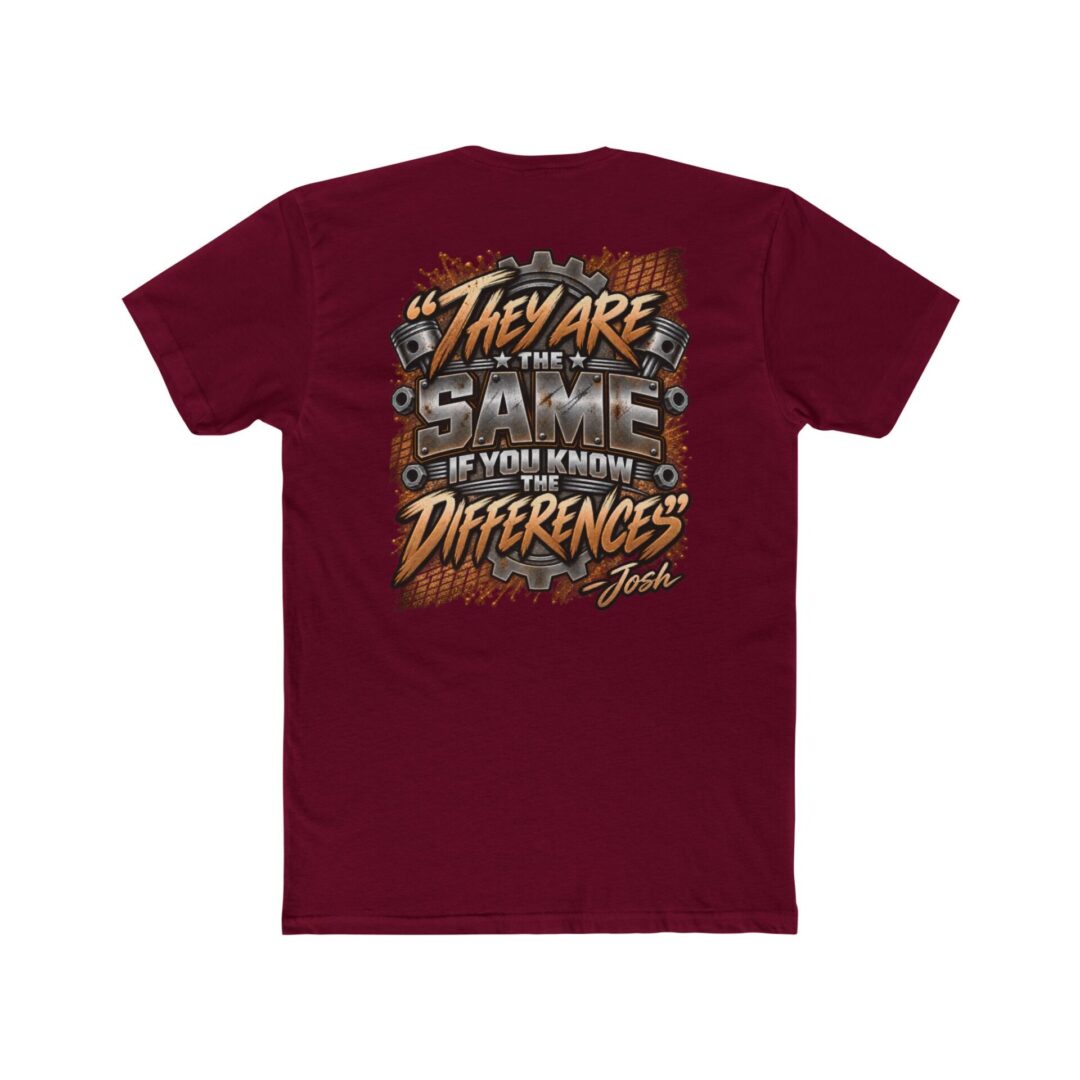 Crew Tee — "They Are The Same If You Know The Differences" Graphic Tee - Image 28