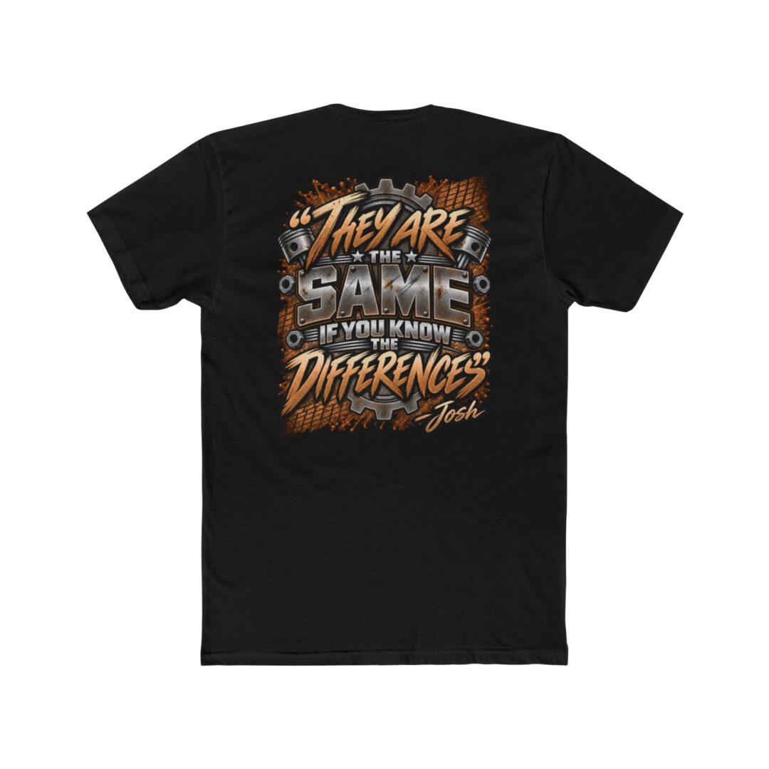 Crew Tee — "They Are The Same If You Know The Differences" Graphic Tee