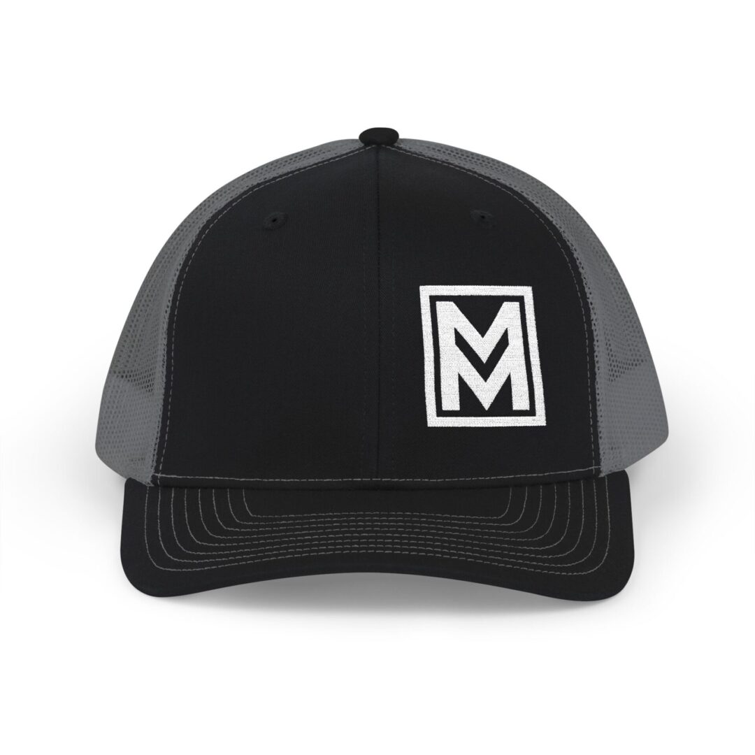 MM Monogram Trucker Cap - Snapback Mesh Hat - Image 13