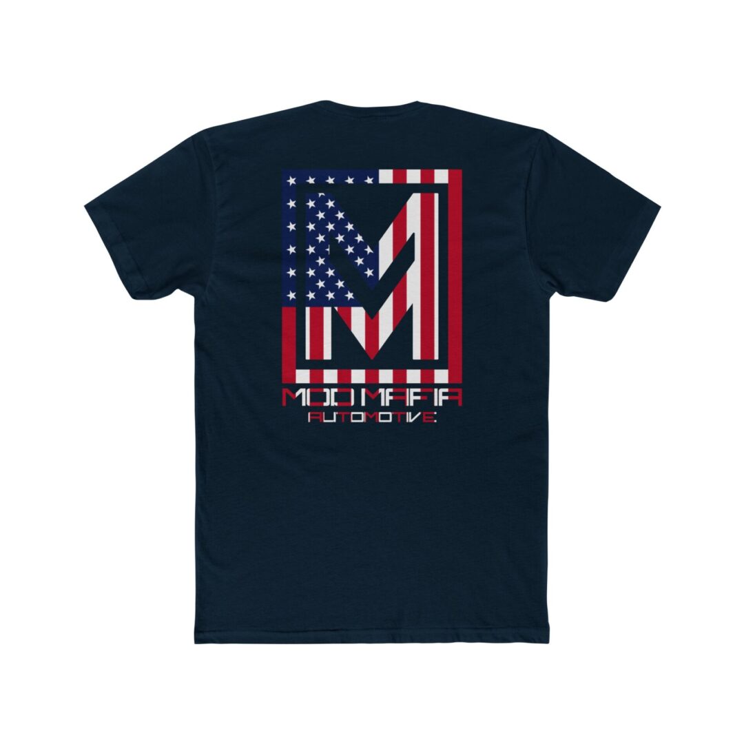 Patriotic Logo Tee - American Flag Short Sleeve Shirt - Image 30
