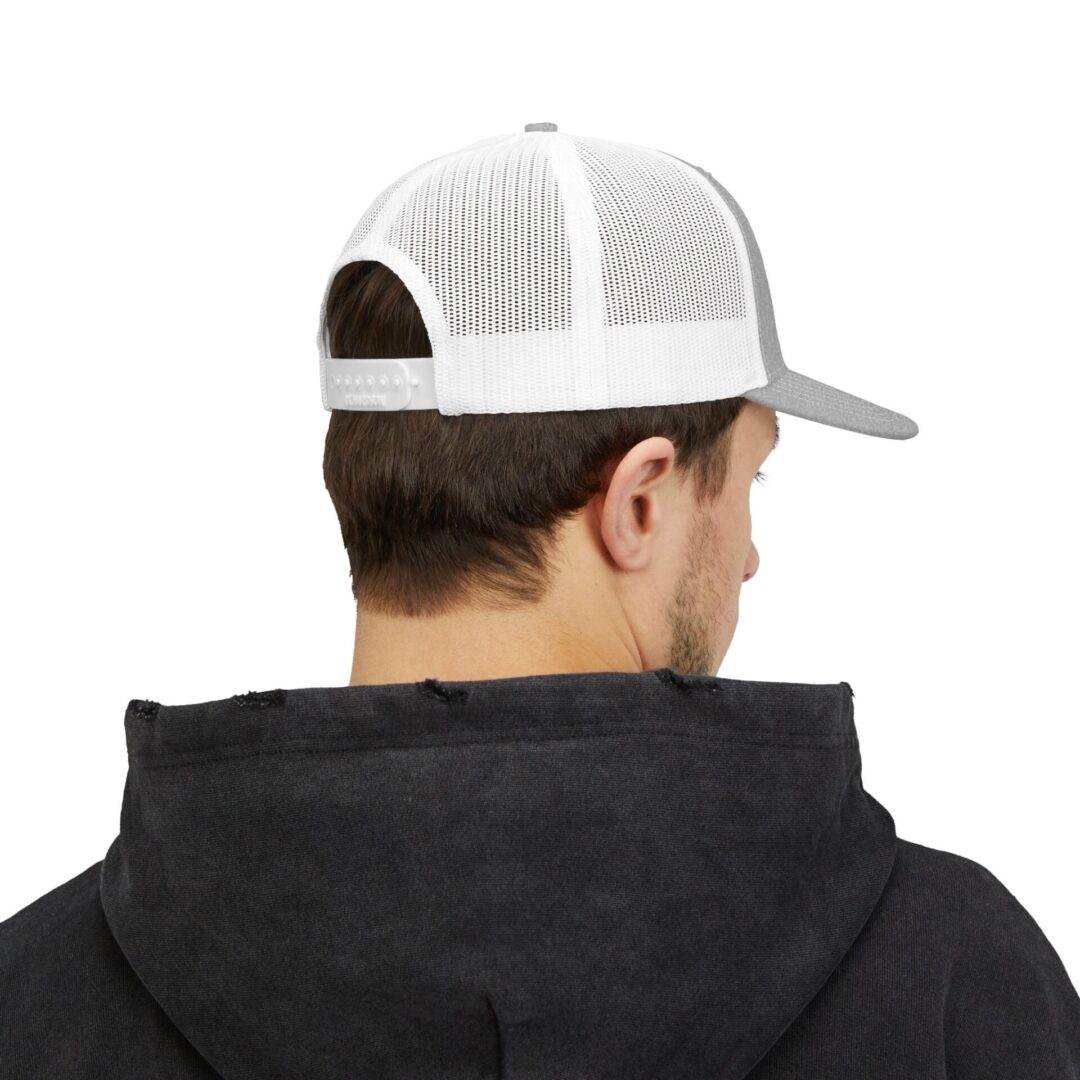 MM Monogram Trucker Cap - Snapback Mesh Hat - Image 12