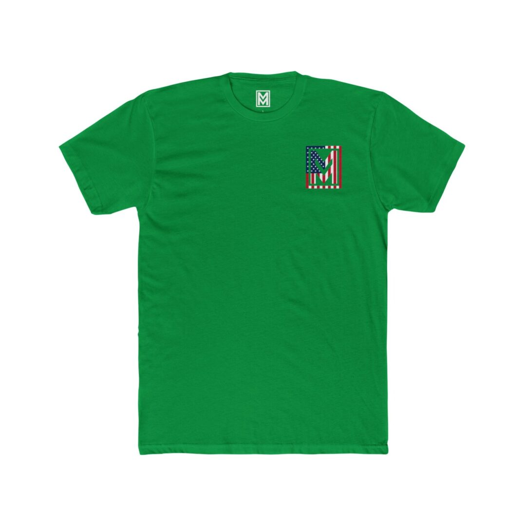 Patriotic Logo Tee - American Flag Short Sleeve Shirt - Image 11