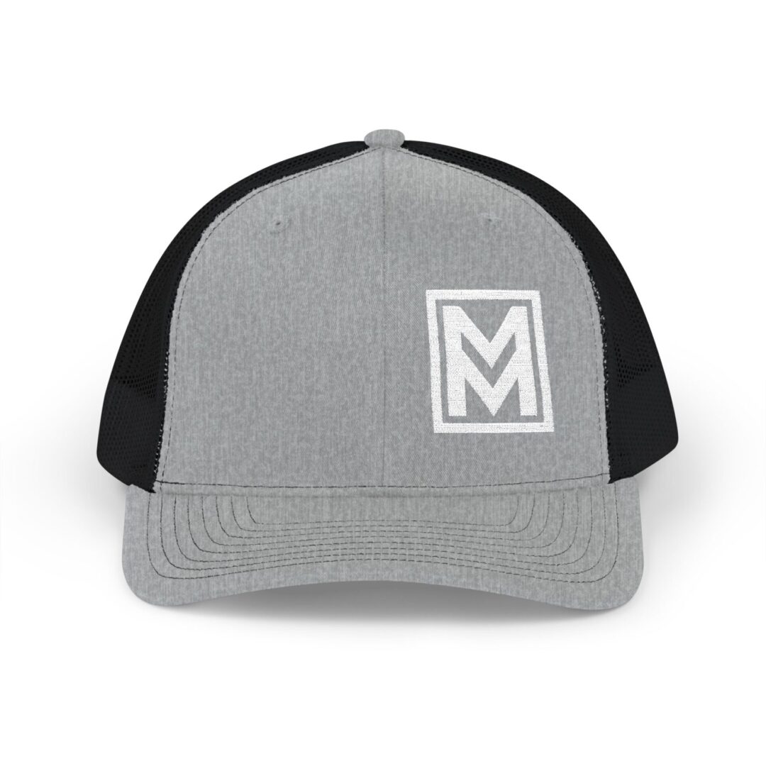 MM Monogram Trucker Cap - Snapback Mesh Hat - Image 21