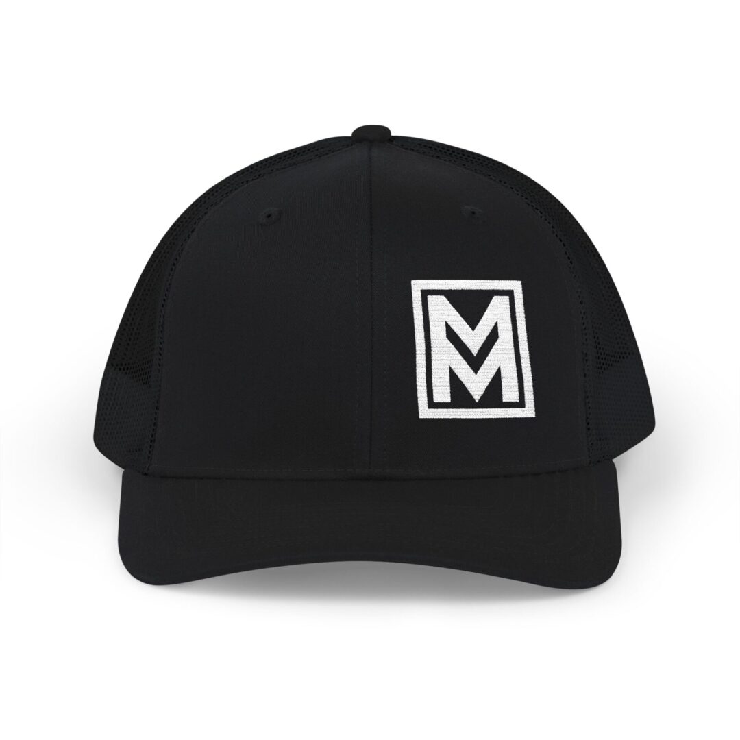 MM Monogram Trucker Cap - Snapback Mesh Hat - Image 17
