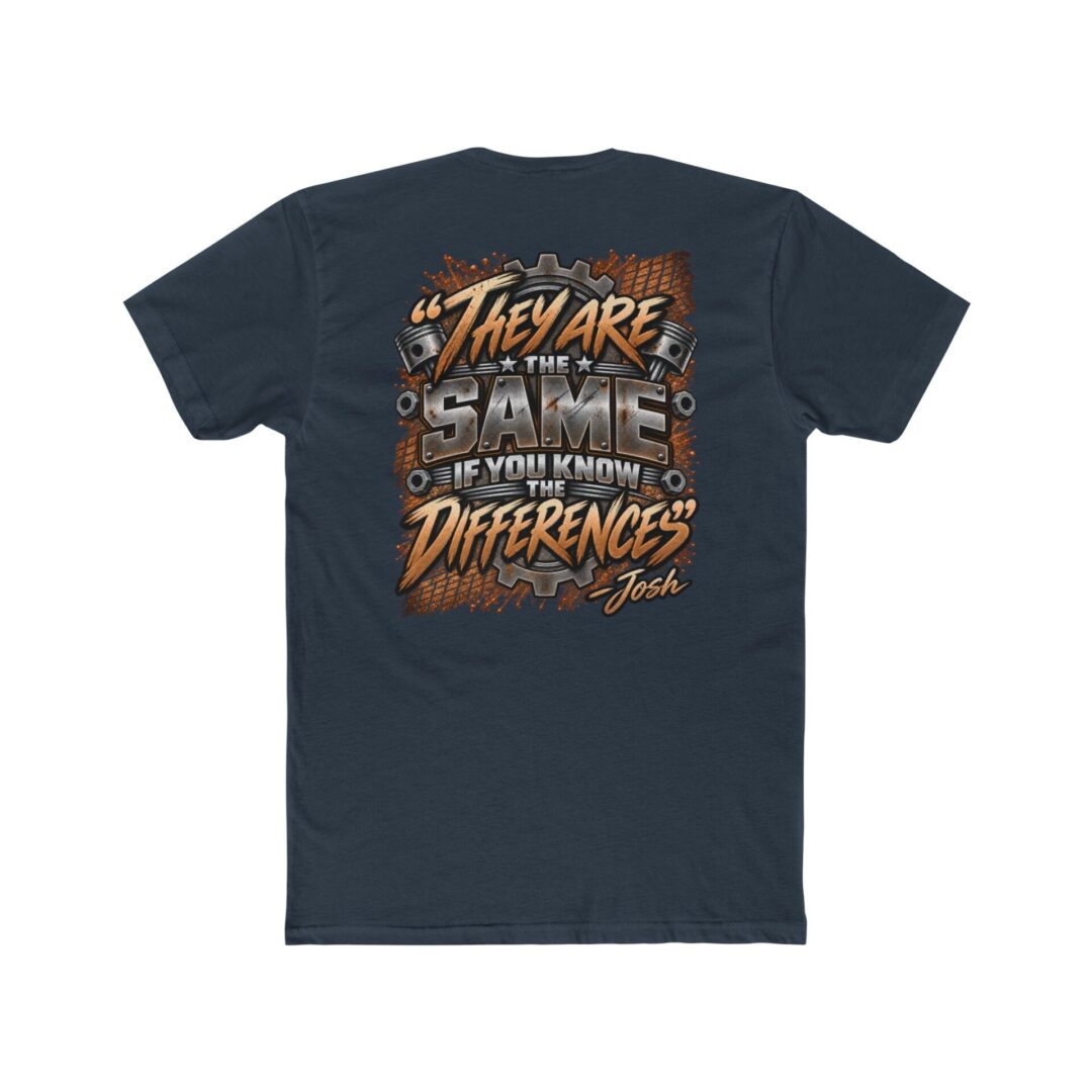 Crew Tee — "They Are The Same If You Know The Differences" Graphic Tee - Image 14